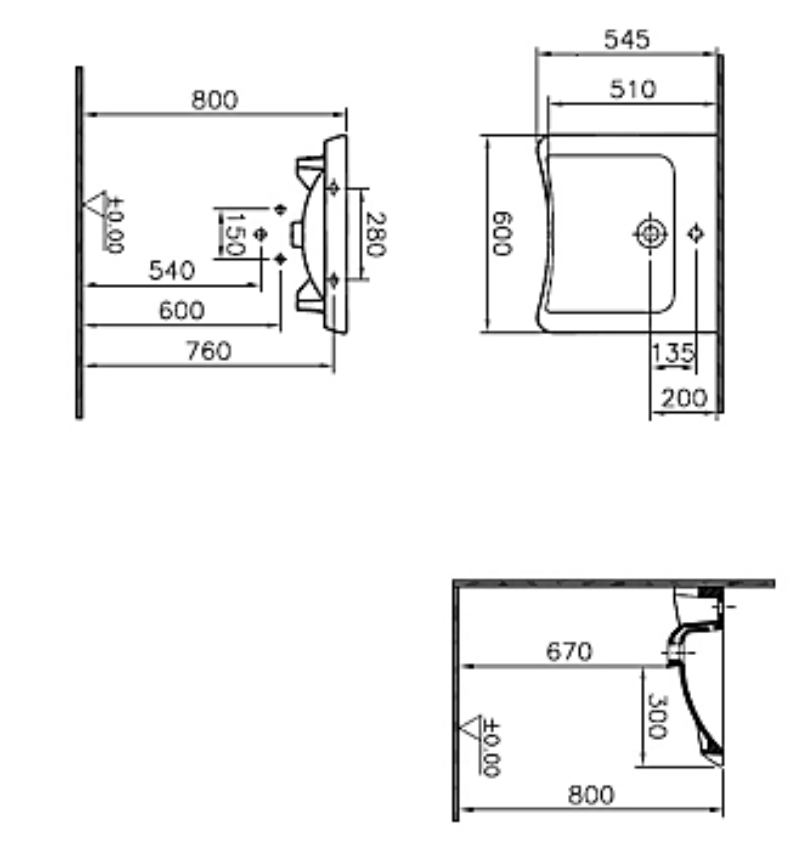 Lavabo Arbo - PMR Aquance